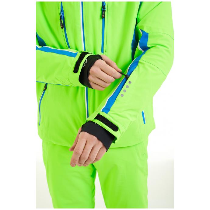 Горнолыжная куртка премиум-класса HYRA «MAYRBERG» - HMG1208-Green Geko/Blue - Цвет Зеленый - Фото 18