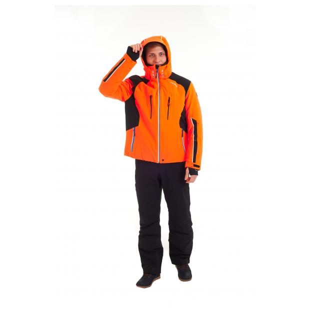 Горнолыжная куртка премиум-класса HYRA «MAYRBERG» - Аритикул HMG1208-Orange/Black-54 - Фото 86