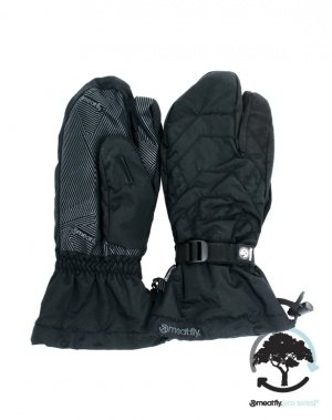 MEATFLY «ORGANIZED 3 FINGERS GLOVE» black