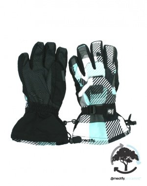 «ORGINIZED GLOVES» checkers 3 blue