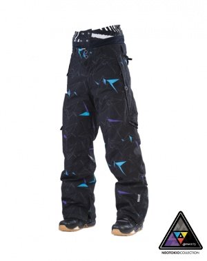 MEATFLY “TRIAD PNTS” origami black