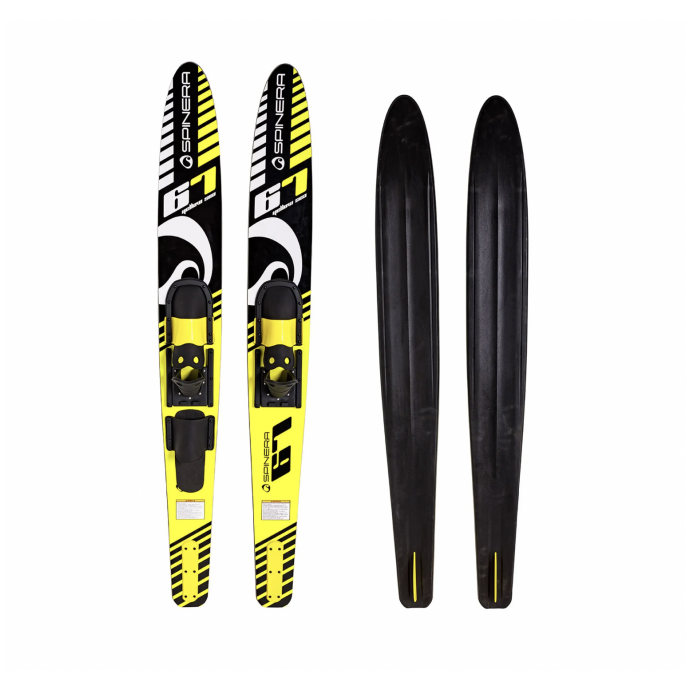 Лыжи парные прогулочные Spinera Combo Ski Red Sea 67'' S23 - 19514-yellow - Цвет Черный, Желтый - Фото 1