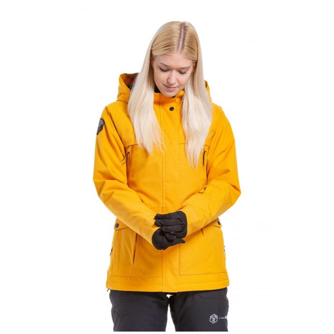 Сноубордическая куртка MEATFLY «TERRA»  - TERRA-2-SUNFLOWER - Цвет Желтый - Фото 3