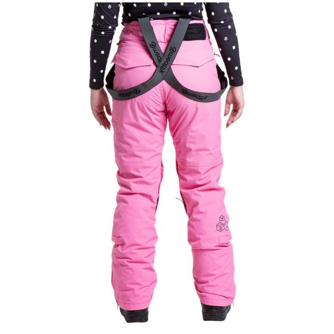 Сноубордические брюки MEATFLY «FOXY PANTS»  - FOXY-1-HOT PINK - Цвет Розовый - Фото 2