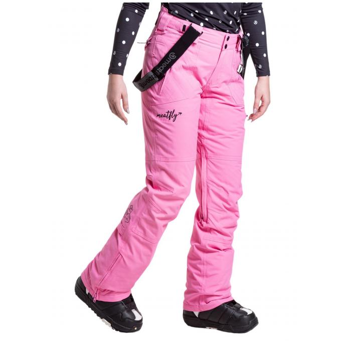 Сноубордические брюки MEATFLY «FOXY PANTS»  - FOXY-1-HOT PINK - Цвет Розовый - Фото 3