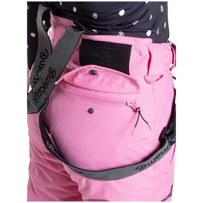 Сноубордические брюки MEATFLY «FOXY PANTS»  - FOXY-1-HOT PINK - Цвет Розовый - Фото 7