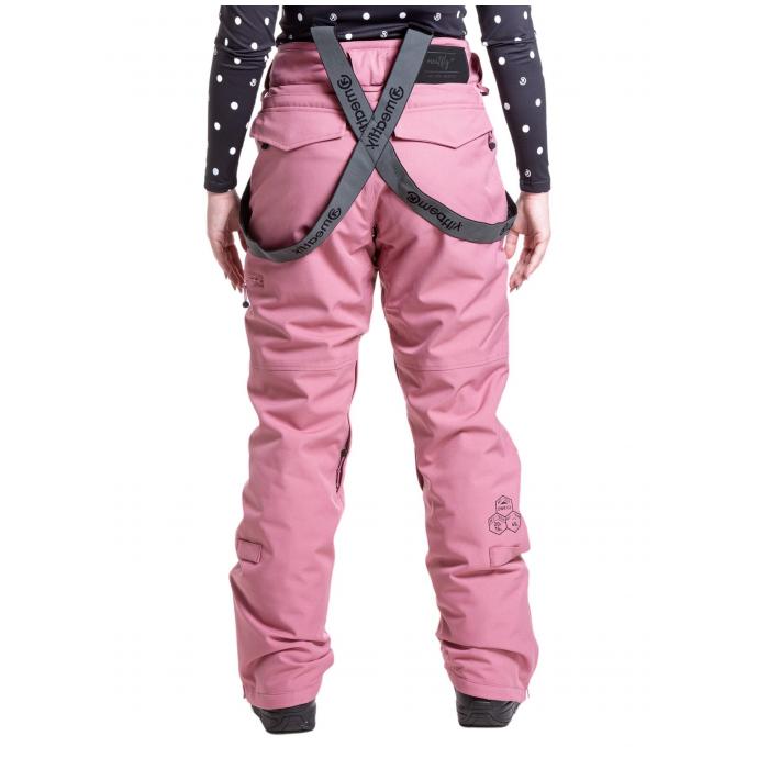 Сноубордические брюки MEATFLY «FOXY PANTS»  - FOXY-4-DUSTY ROSE - Цвет Розовый - Фото 2