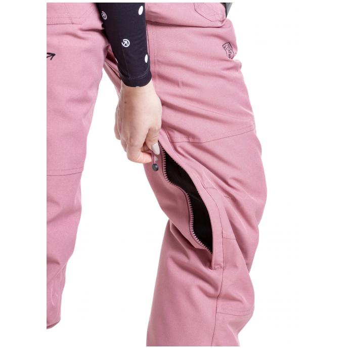 Сноубордические брюки MEATFLY «FOXY PANTS»  - FOXY-4-DUSTY ROSE - Цвет Розовый - Фото 5
