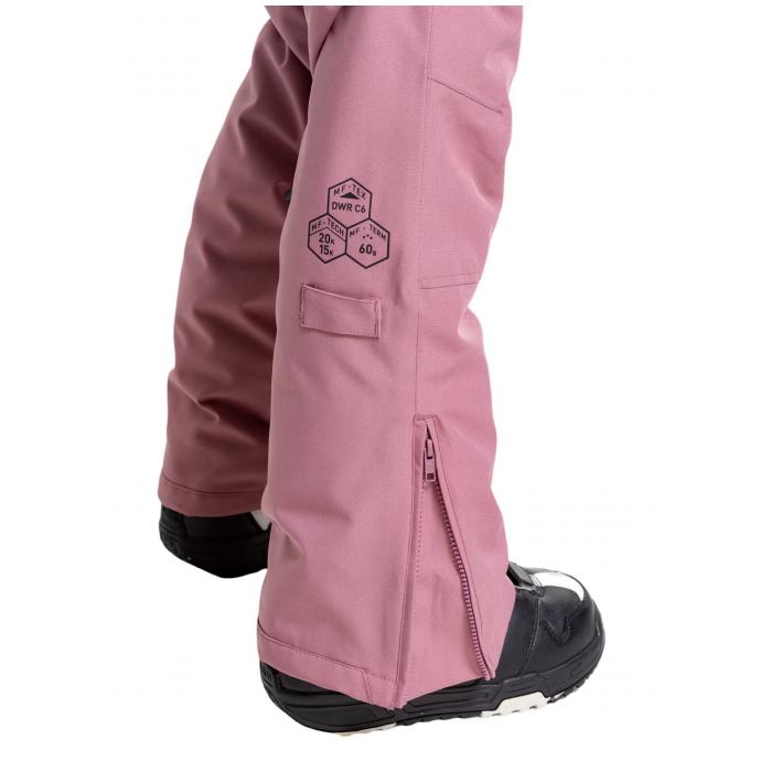 Сноубордические брюки MEATFLY «FOXY PANTS»  - FOXY-4-DUSTY ROSE - Цвет Розовый - Фото 6