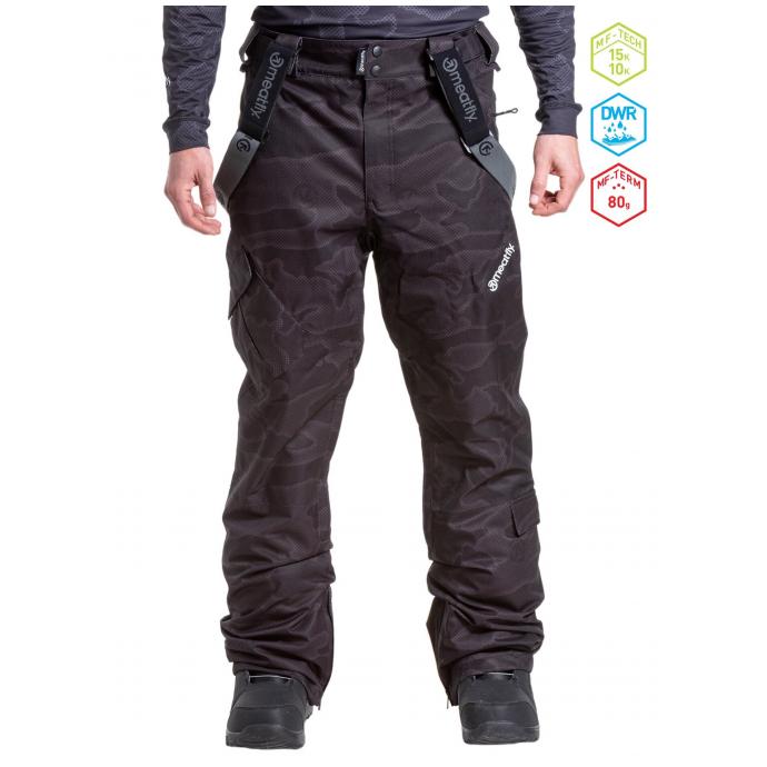 Сноубордические брюки MEATFLY «GHOST PANTS»  - GHOST-1-MORPH BLACK - Цвет Черный - Фото 1