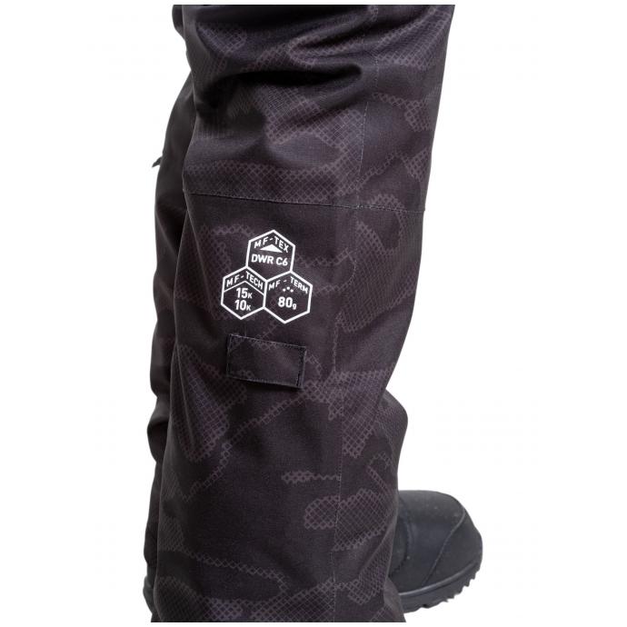 Сноубордические брюки MEATFLY «GHOST PANTS»  - GHOST-1-MORPH BLACK - Цвет Черный - Фото 6