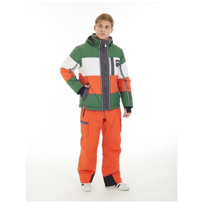 Куртка ALMRAUSH «STEINPASS» - 320109, Куртка муж.STEINPASS Almrausch (цв. 5435) green/orange - Цвет Зеленый - Фото 1