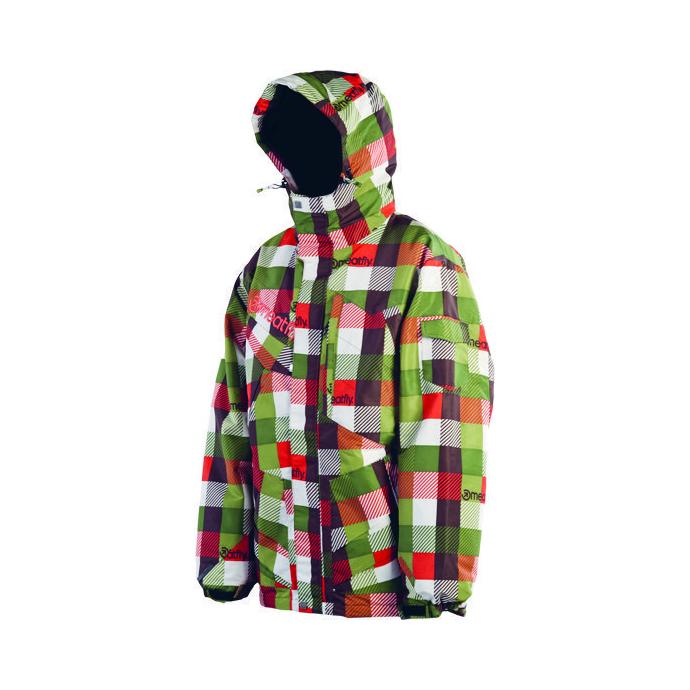 Сноубордическая куртка MEATFLY “BERRI” сток - “BERRY JCKT” green-orange - Цвет Зеленый - Фото 1