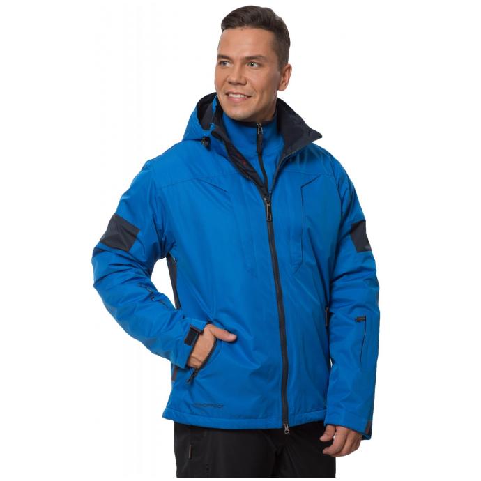 Куртка мужская на флиссовой подкладке (66M-4K-461) - 66M-4K-461 василек - Цвет Синий - Фото 1