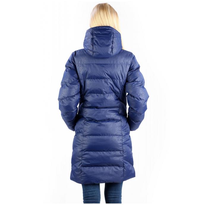 Пальто утепленное женское (68L-4X-489) - 68L-4X-489 темно-синий - Цвет Темно-синий - Фото 3