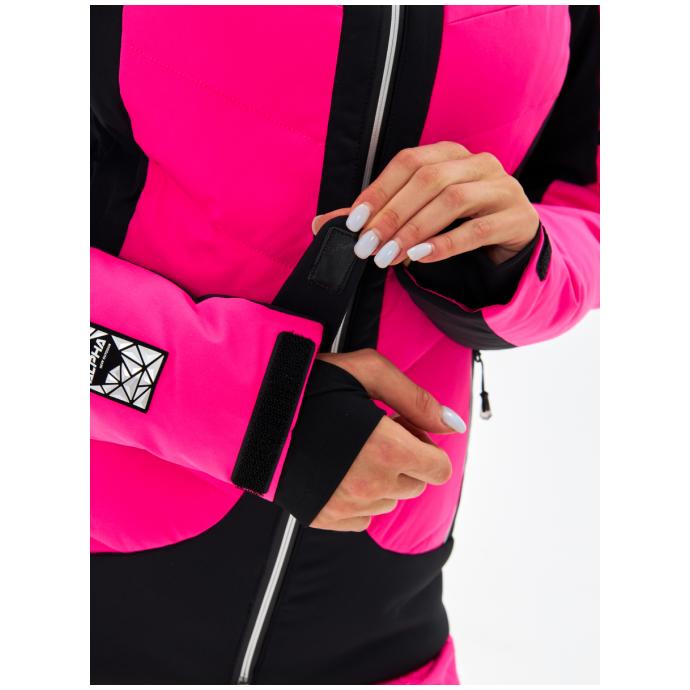 Женская горнолыжная / сноубордическая мембранная куртка Alpha Endless - 423/191_3 - Цвет Розовый - Фото 3