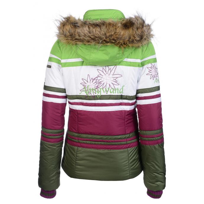 Куртка ALMGWAND «ARTH» - 420200, Куртка женская ARTH Almgwand (цв.6352) yellow-pink-green - Цвет Зеленый - Фото 2