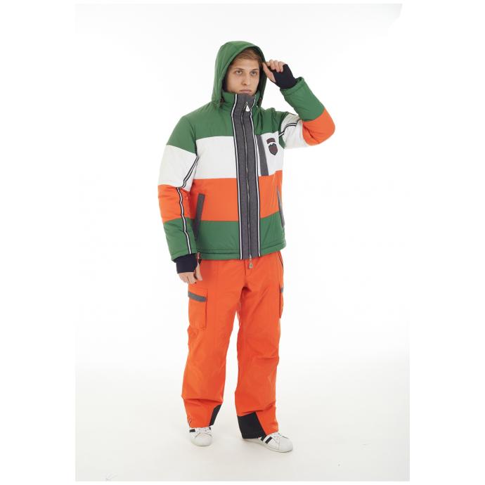 Куртка ALMRAUSH «STEINPASS» - 320109, Куртка муж.STEINPASS Almrausch (цв. 5435) green/orange - Цвет Зеленый - Фото 9