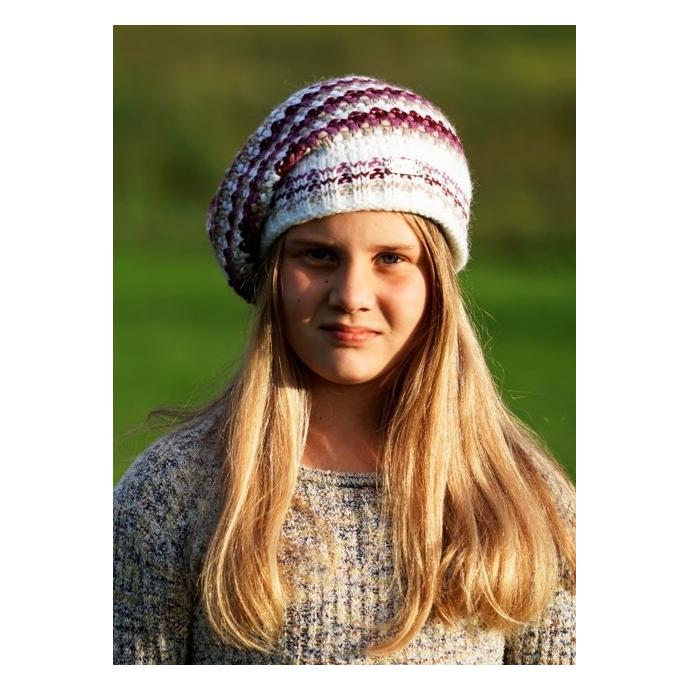 Подростковая шапочка “ГРЕТА” - 1511 Подростковая шапочка “ГРЕТА”  лиловая - Цвет Фиолетовый - Фото 1