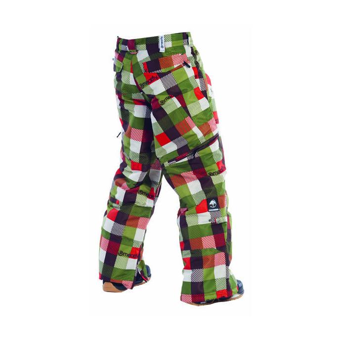 Сноубордические брюки MEATFLY MUERTE stock - MEATFLY “LA MUERTE PNTS” Ch1 green-orange - Цвет Разноцветный - Фото 2