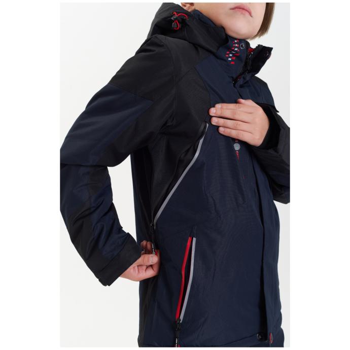 Куртка подростковая горнолыжная EVIL WOLF  - 7606B-1 - Цвет Синий - Фото 14