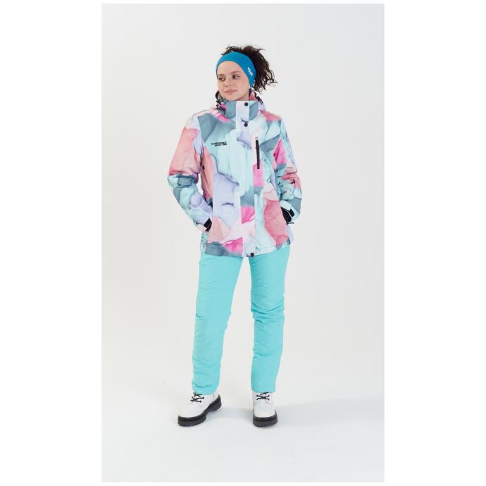 Куртка женская сноубордическая RUNNING SPORT - 7106 - Цвет Фиолетовый - Фото 4