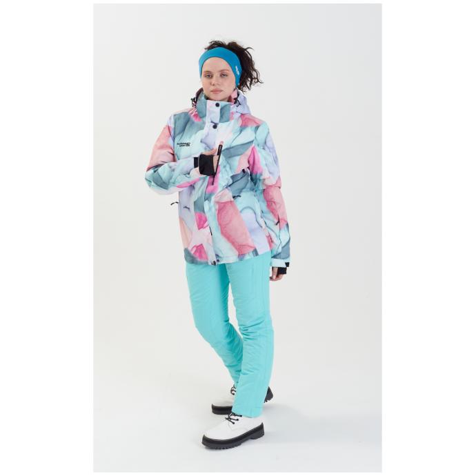 Куртка женская сноубордическая RUNNING SPORT - 7106 - Цвет Фиолетовый - Фото 5