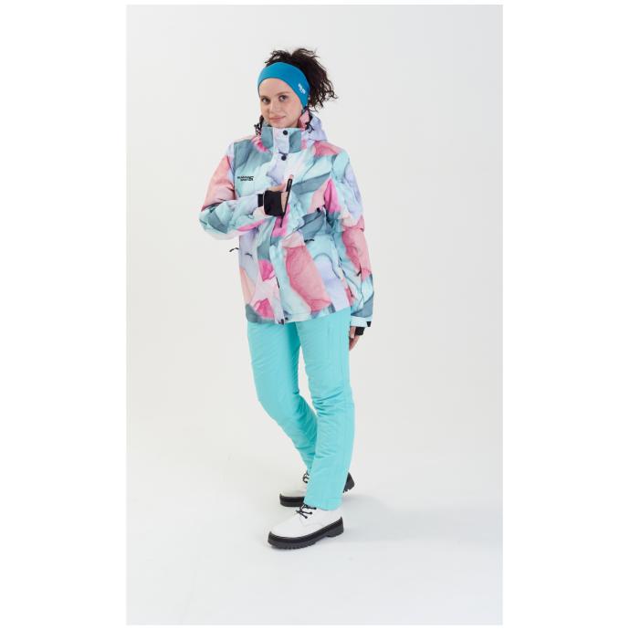 Куртка женская сноубордическая RUNNING SPORT - 7106 - Цвет Фиолетовый - Фото 6
