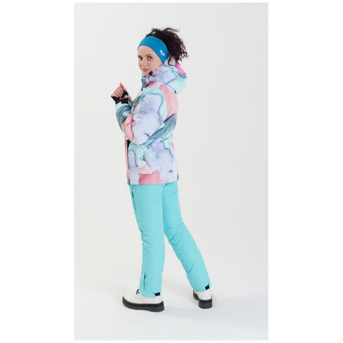 Куртка женская сноубордическая RUNNING SPORT - 7106 - Цвет Фиолетовый - Фото 7