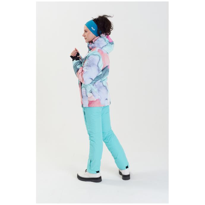 Куртка женская сноубордическая RUNNING SPORT - 7106 - Цвет Фиолетовый - Фото 8