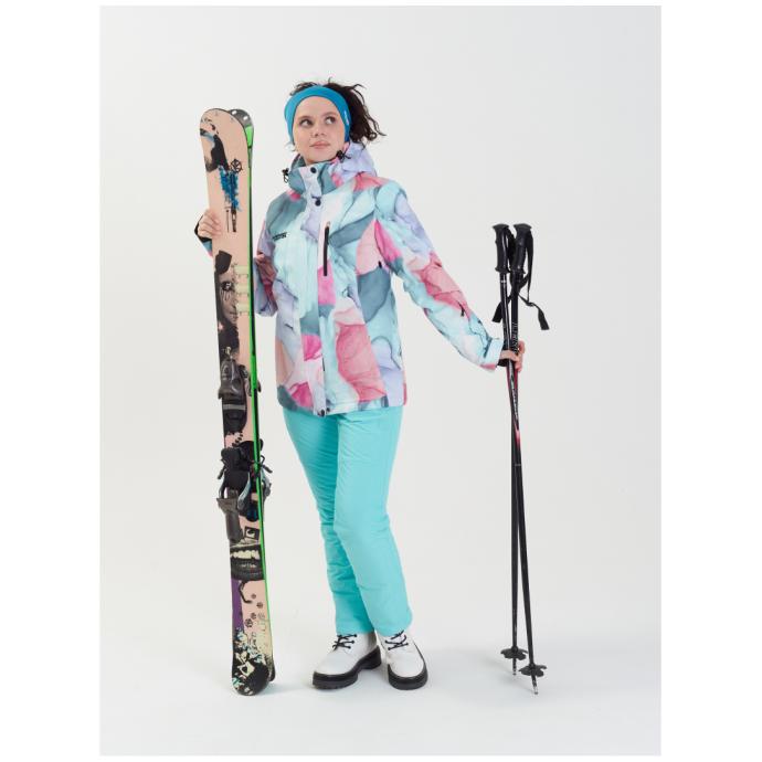 Куртка женская сноубордическая RUNNING SPORT - 7106 - Цвет Фиолетовый - Фото 11
