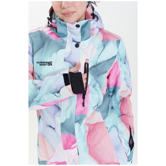 Куртка женская сноубордическая RUNNING SPORT - 7106 - Цвет Фиолетовый - Фото 14