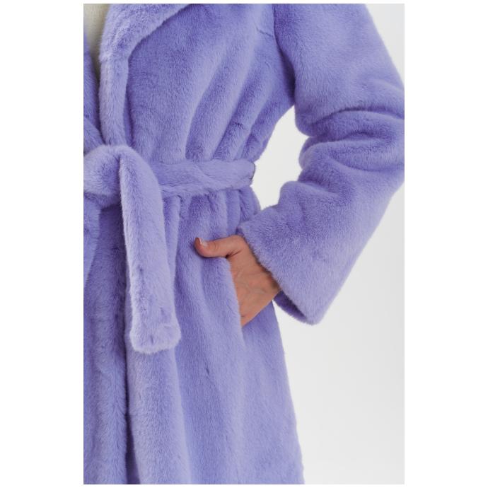 Пальто женское двустороннее VITIA  - 18230-лиловый - Цвет Фиолетовый - Фото 7