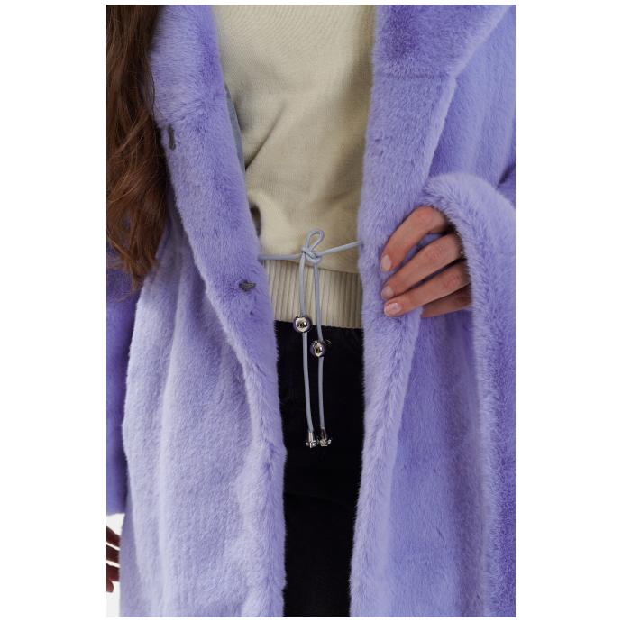 Пальто женское двустороннее VITIA  - 18230-лиловый - Цвет Фиолетовый - Фото 9
