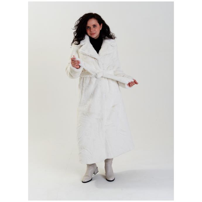 Пальто женское двустороннее VITIA  - 18230-белый - Цвет Белый - Фото 5