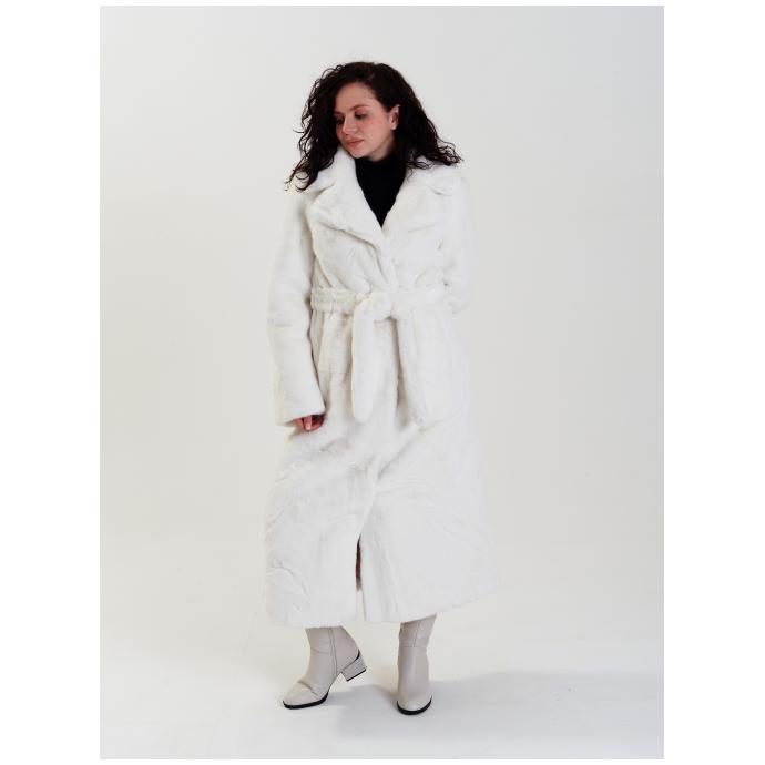 Пальто женское двустороннее VITIA  - 18230-белый - Цвет Белый - Фото 7