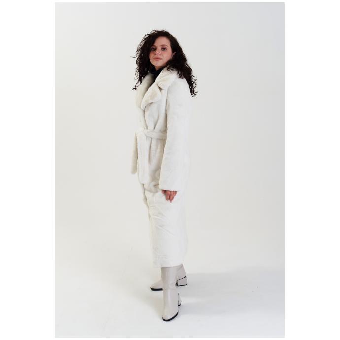 Пальто женское двустороннее VITIA  - 18230-белый - Цвет Белый - Фото 9