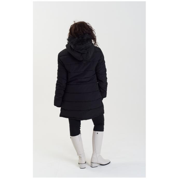 Куртка-парка зимняя женская GEOGRAPHICAL NORWAY «AUTRUCHE» LADY - WW4916F-BLACK - Цвет Черный - Фото 10