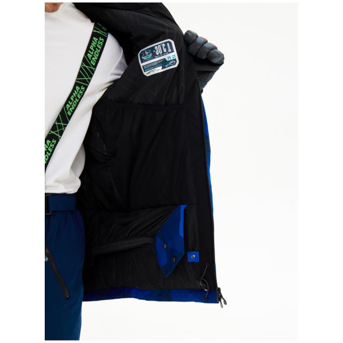 Мужская горнолыжная сноубордическая куртка Alpha Endless  - 423/248_2 - Цвет Голубой - Фото 14