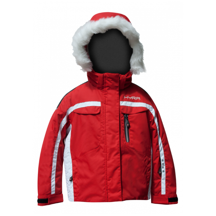 Детская  куртка "HYRA" Арт. HJG 2381 - HJG 2381 red-white  - Цвет Красный - Фото 1