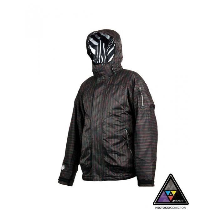 Сноубордическая куртка MEATFLY “NEON” - куртка MEATFLY “NEON” black haze - Цвет Черный - Фото 1
