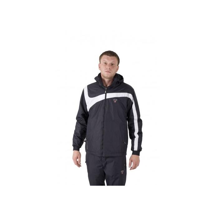 Мужская куртка из ветрозащитной ткани (S-316D) - S-316D Черный 48 - Цвет Черный - Фото 1