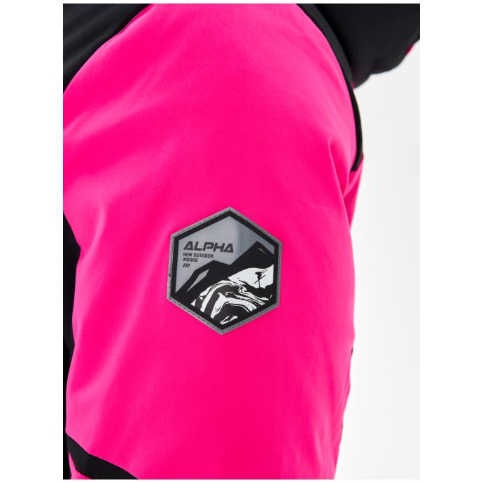 Женская горнолыжная / сноубордическая мембранная куртка Alpha Endless - 423/191_3 - Цвет Розовый - Фото 11