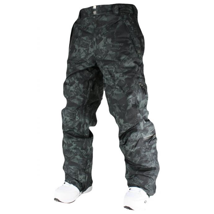 Сноубордические брюки MEATFLY «TRON» - Сноубордические брюки MEATFLY «TRON» grey universe - Цвет Серый - Фото 1