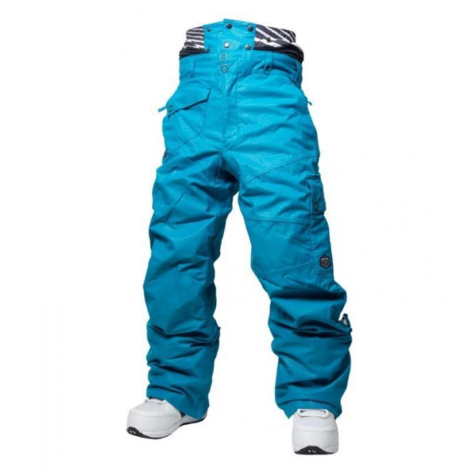 Сноуборд. брюки MEATFLY “MARS” - MARS/blue-emboss - Цвет Голубой - Фото 1