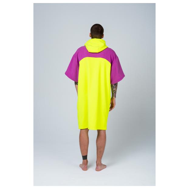 Флисовое пончо SOUL двухцветное - Аритикул Soul-poncho-two-color-yellow-grey - Фото 17