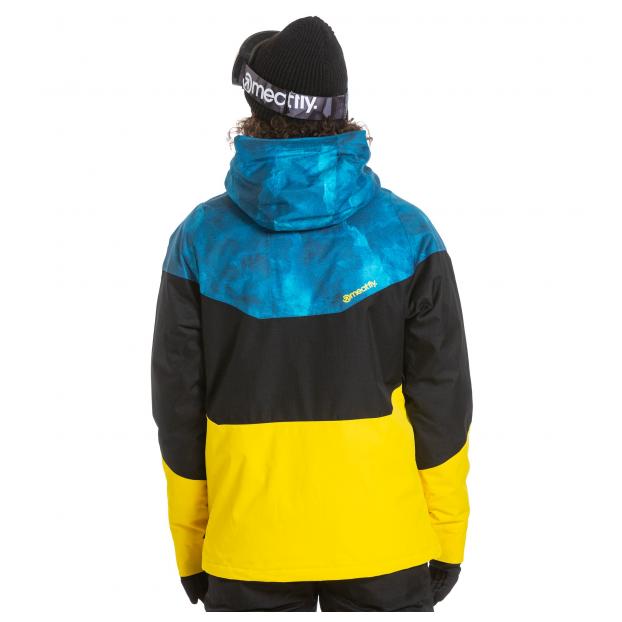 Сноубордическая куртка MEATFLY «HOAX» - Аритикул HOAX-Super Lemon/Black/Mountain Blue-XL - Фото 3