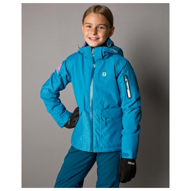 Детская  куртка 8848 Altitude «FLOWER» - Аритикул 8824A5140 fjord blue 140 - Фото 16