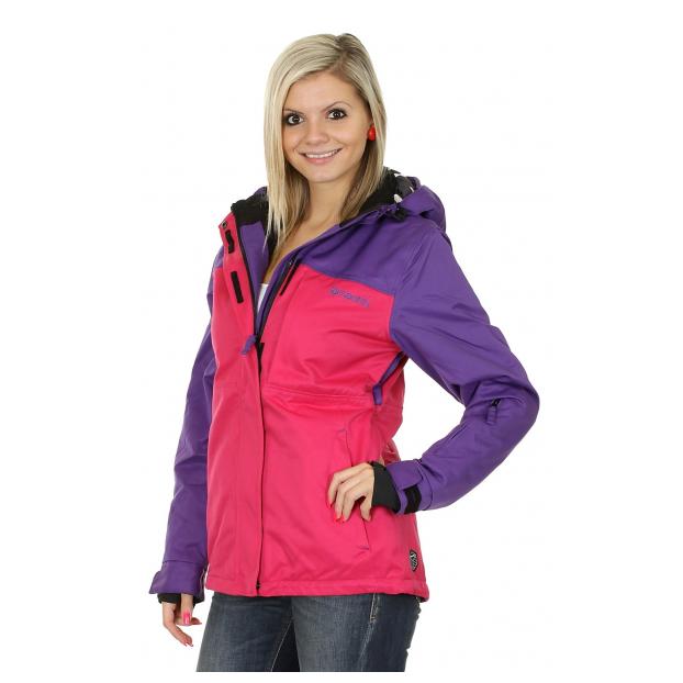 Сноубордическая куртка MEATFLY “SOLAR” - Аритикул (purple-magenta) xs Женская сноуборд. куртка MEATFLY “SOLAR”  - Фото 3