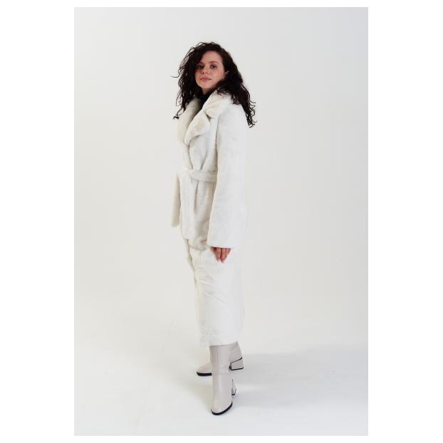 Пальто женское двустороннее VITIA  - Аритикул 18230-белый-XL - Фото 18